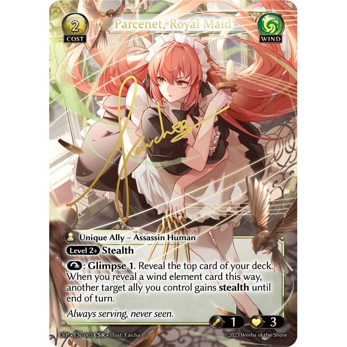 Image for Parcenet, Royal Maid (CSR) (005) (P) - Grand Archive TCG
