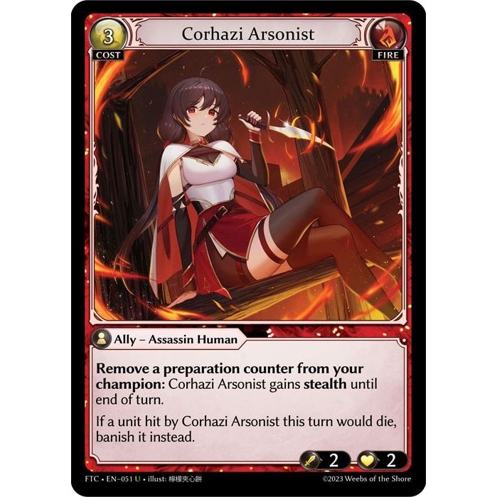 Image for Corhazi Arsonist (051) (FTC) - Grand Archive TCG