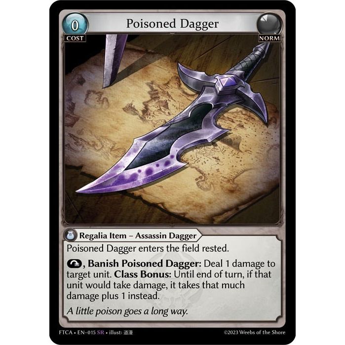 Image for Poisoned Dagger (015) (FTC) - Grand Archive TCG