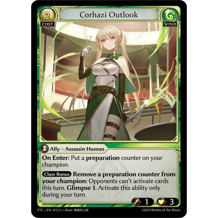 Image for Corhazi Outlook (072) (FTC) - Grand Archive TCG
