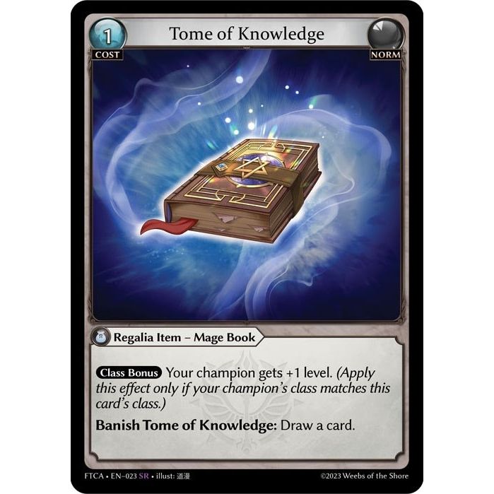 Image for Tome of Knowledge (023) (FTC) - Grand Archive TCG