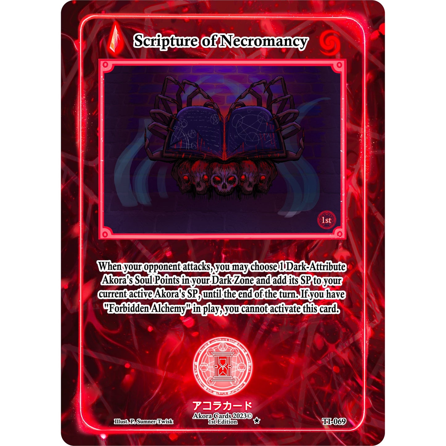 Image for Scripture of Necromancy (TI-069) (TI1E) - Akora TCG