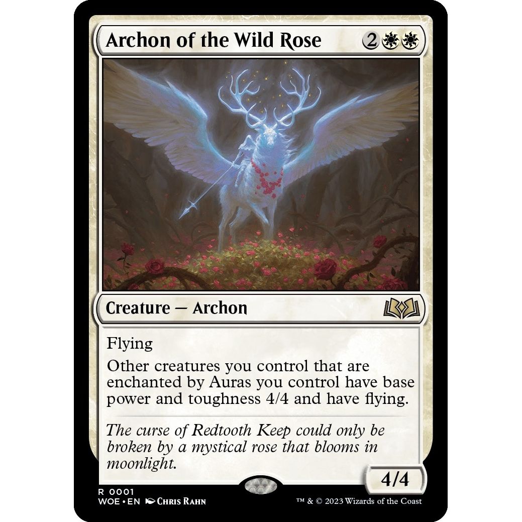 Image for Archon of the Wild Rose (1) (WOE) - Magic: The Gathering