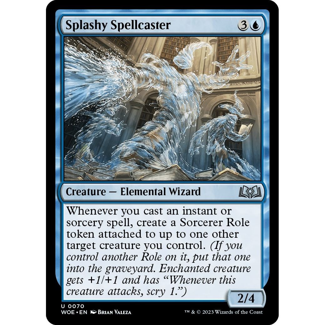 Image for Splashy Spellcaster (70) (WOE) - Magic: The Gathering