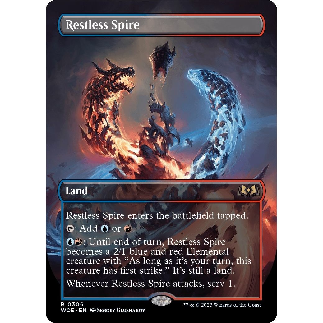 Image for Restless Spire (Borderless) (306) (WOE) - Magic: The Gathering