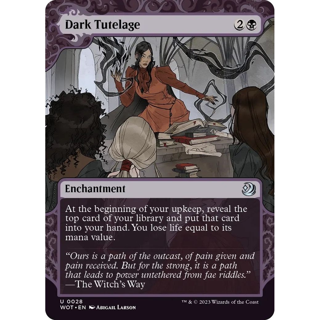 Image for Dark Tutelage (28) (WOT) - Magic: The Gathering