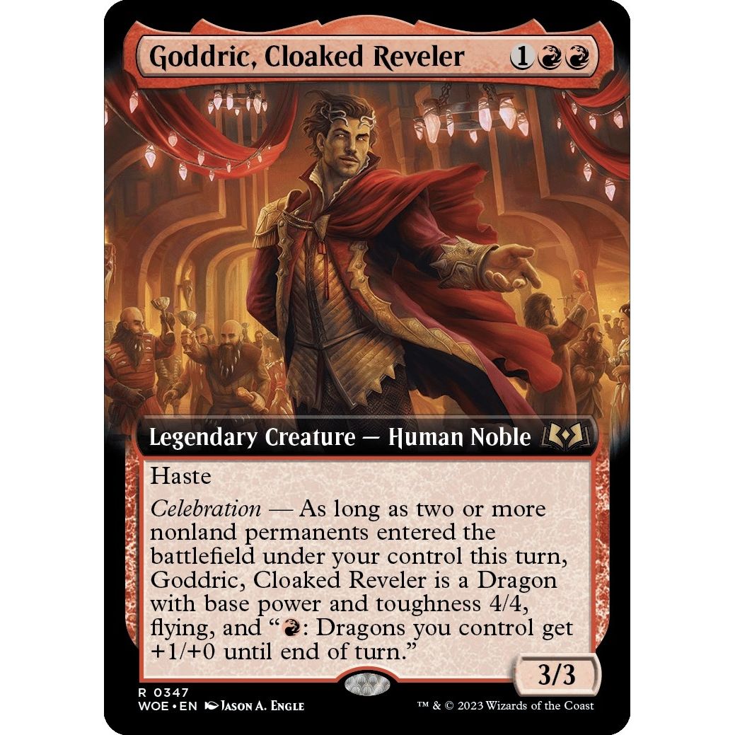 Image for Goddric, Cloaked Reveler (Extended Art) (347) (WOE) - Magic: The Gathering