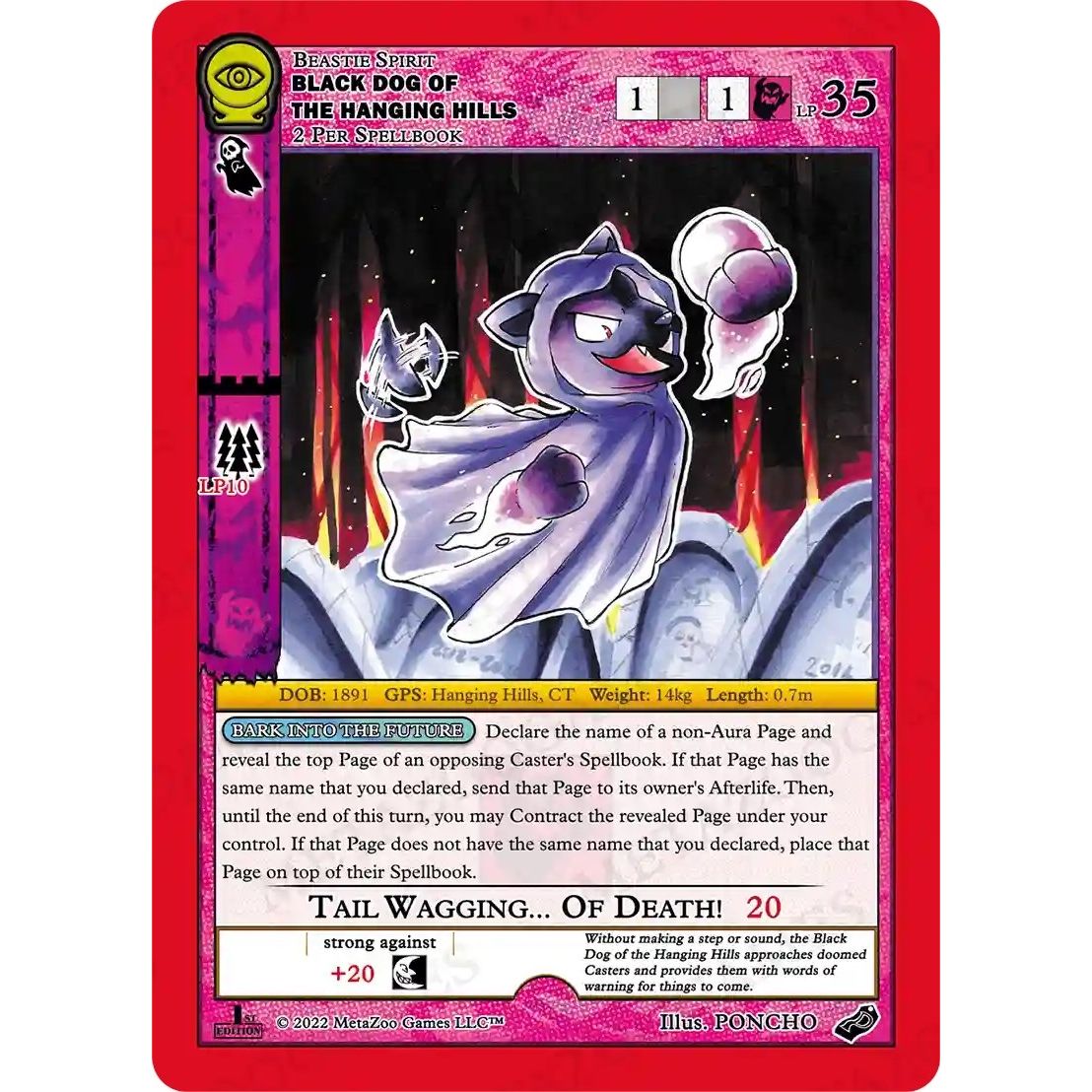Image for Black Dog Of The Hanging Hills (Blister Pack Promo) (SCE1E) - MetaZoo