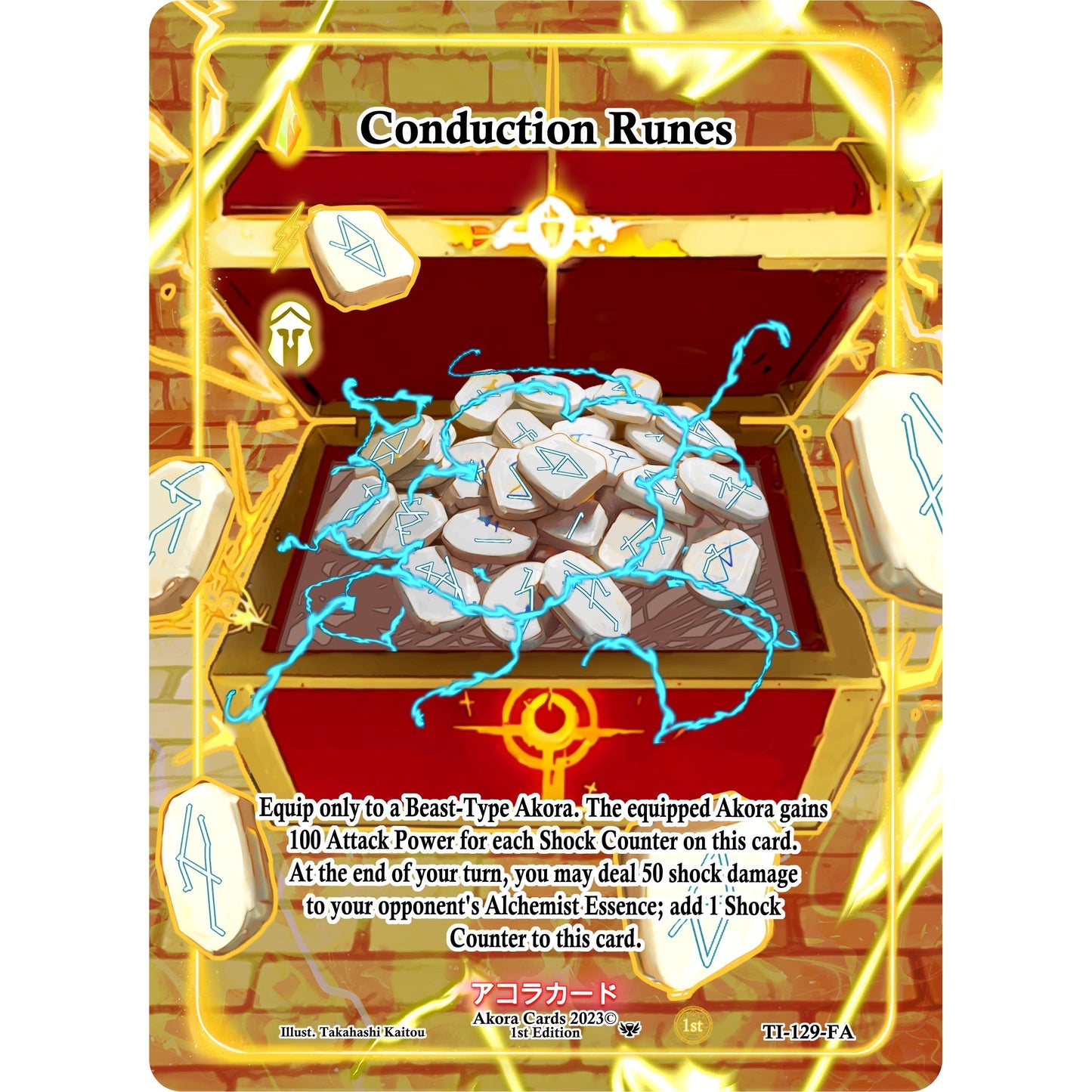 Image for Conduction Runes (Full Art) (TI-129-FA) (TI1E) - Akora TCG