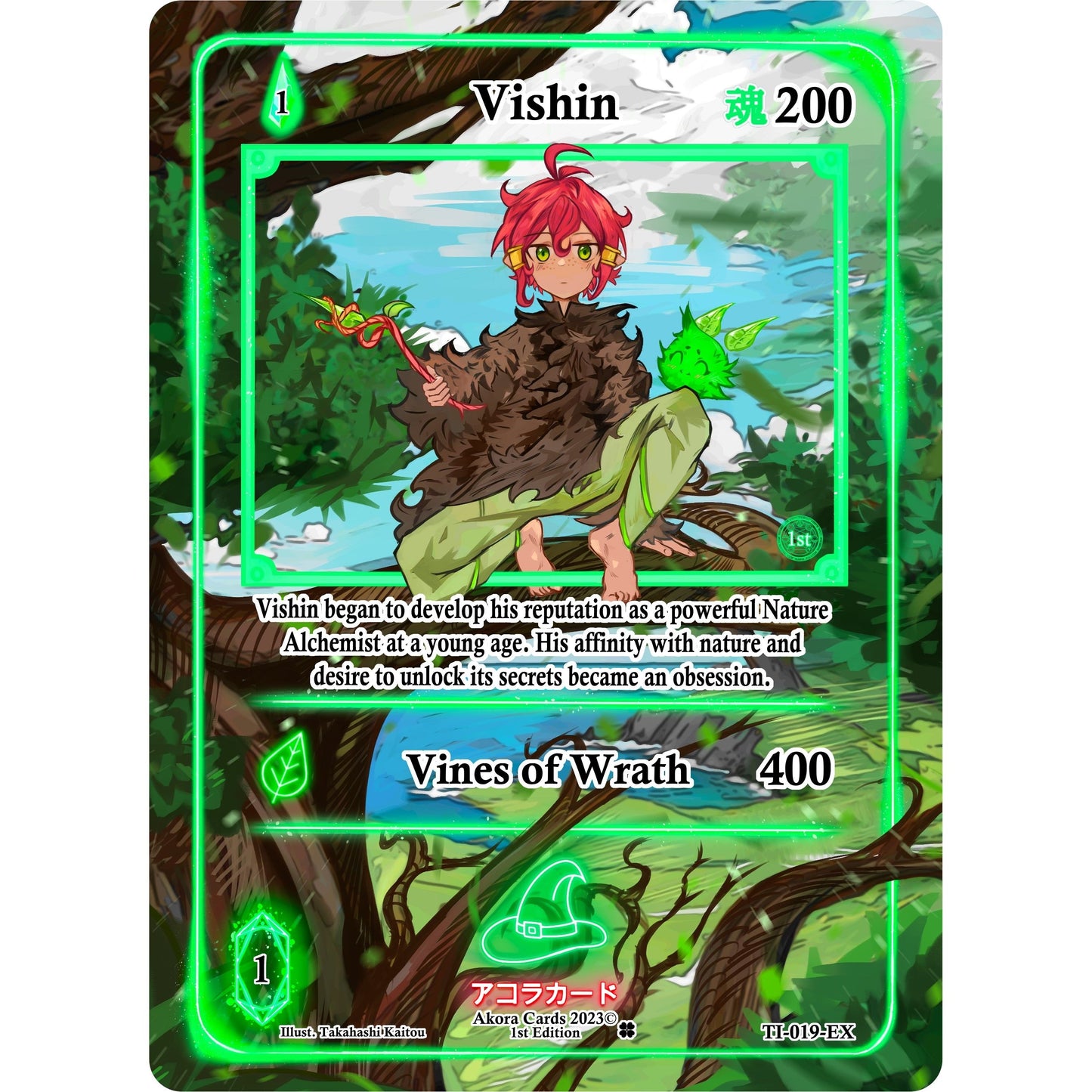 Image for Vishin (Extended Art) (TI-019-EX) (TI1E) - Akora TCG