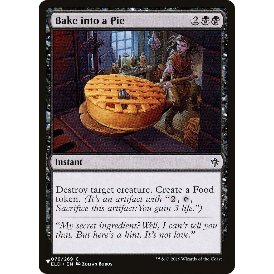 Image for Bake into a Pie (076/269) (LIST) - Magic: The Gathering