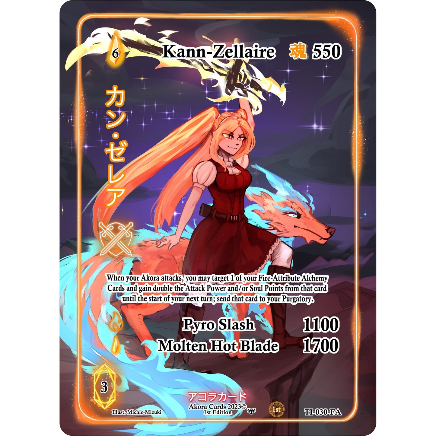 Image for Kann-Zellaire (Full Art) (TI-030-FA) (TI1E) - Akora TCG