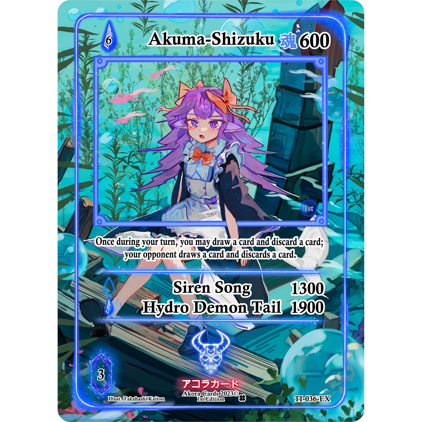Image for Akuma-Shizuku (Extended Art) (TI-036-EX) (TI1E) - Akora TCG