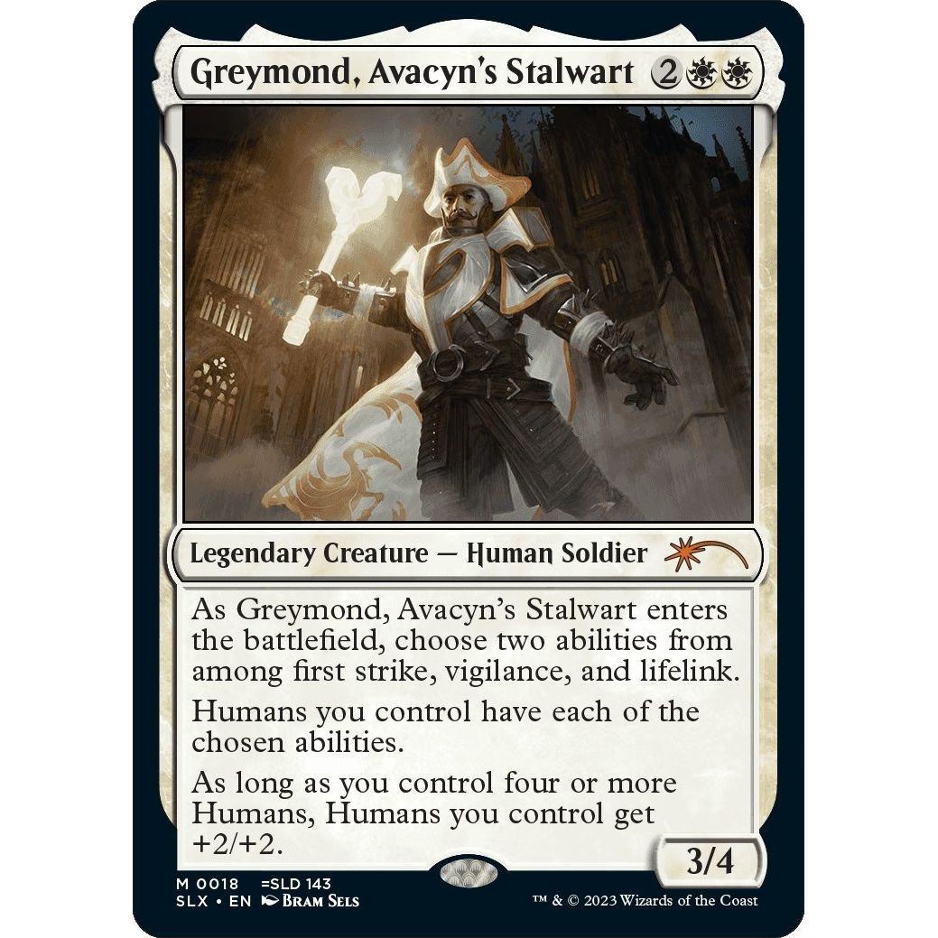Image for Greymond, Avacyn's Stalwart (18) (SLX) - Magic: The Gathering