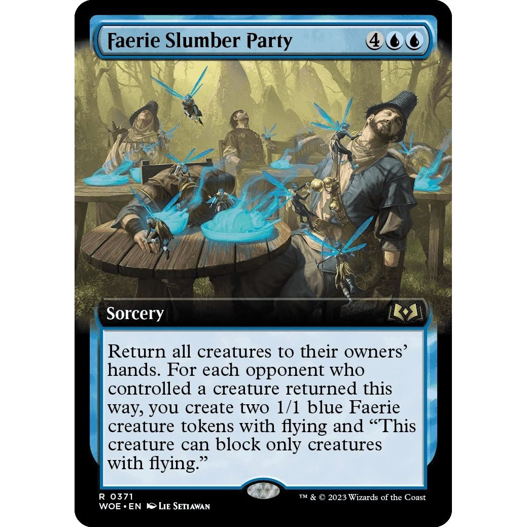 Image for Faerie Slumber Party (Extended Art) (371) (WOE) - Magic: The Gathering