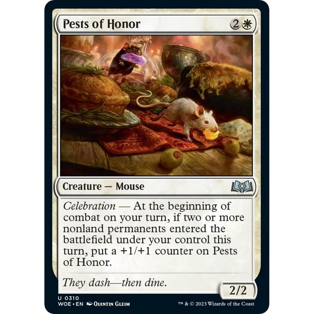 Image for Pests of Honor (310) (WOE) - Magic: The Gathering