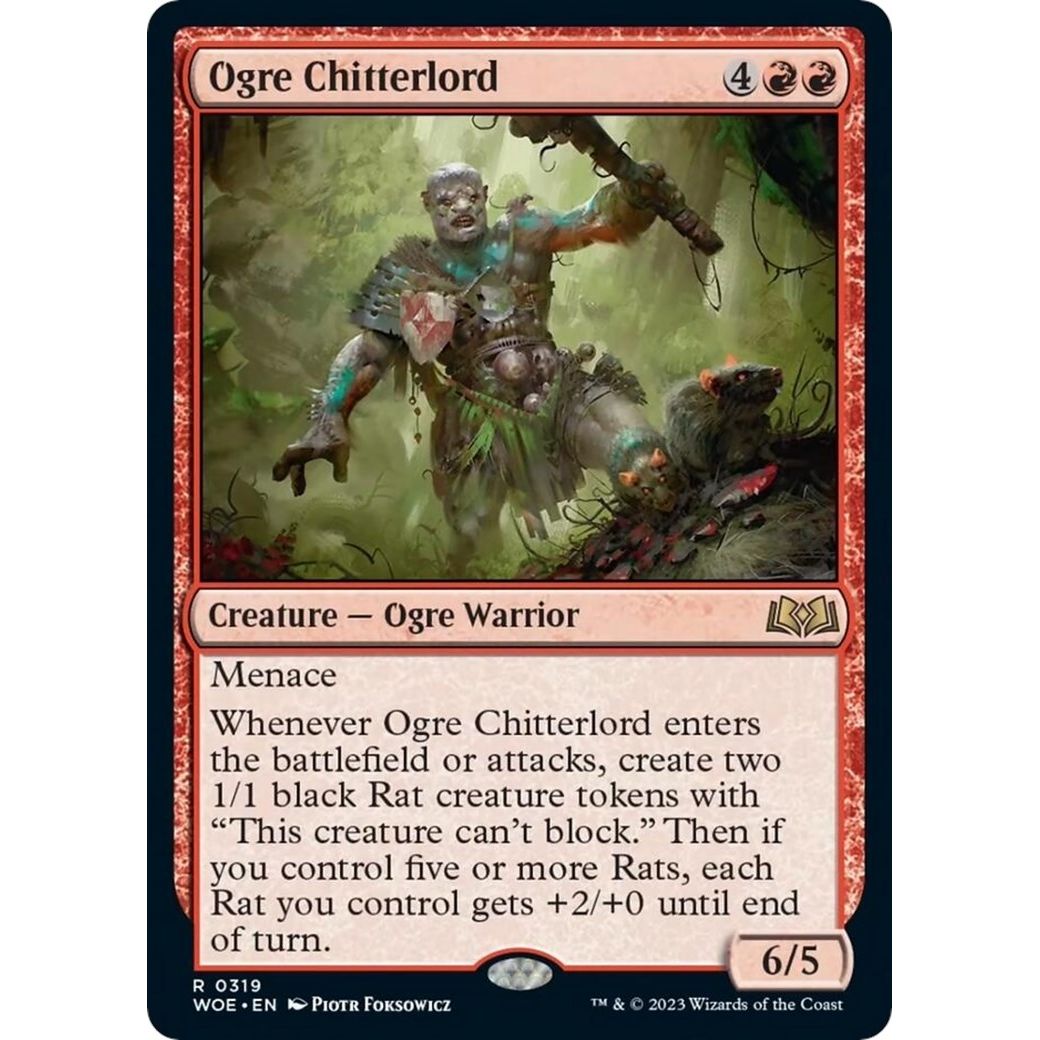 Image for Ogre Chitterlord (319) (WOE) - Magic: The Gathering