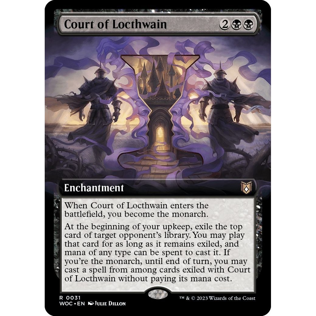Image for Court of Locthwain (Extended Art) (31) (WOC) - Magic: The Gathering