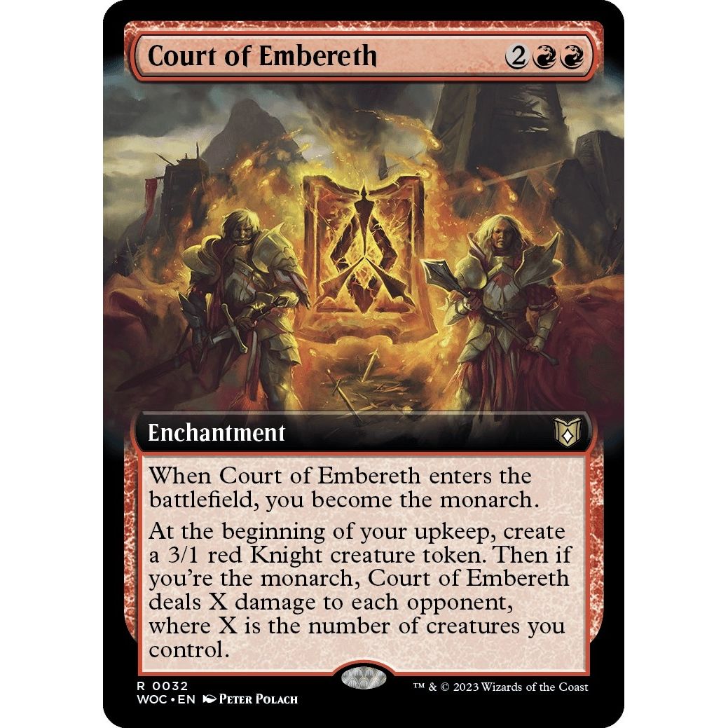 Image for Court of Embereth (Extended Art) (32) (WOC) - Magic: The Gathering