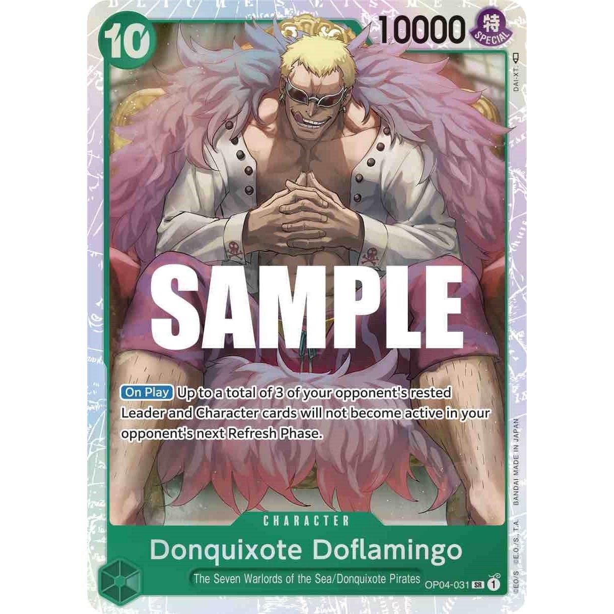 Image for Donquixote Doflamingo (031) (OP04-031) (OP04) - One Piece Card Game