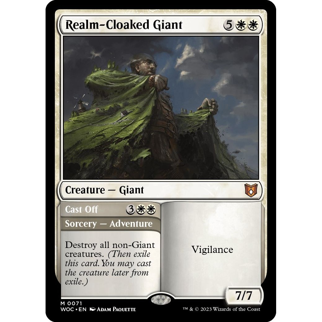 Image for Realm-Cloaked Giant (71) (WOC) - Magic: The Gathering