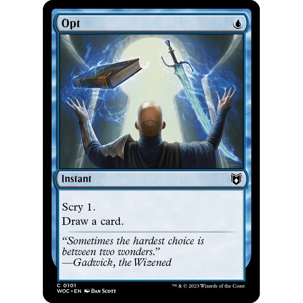 Image for Opt (101) (WOC) - Magic: The Gathering