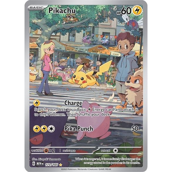 Image for Pikachu (173/165) (MEW) - Pokemon