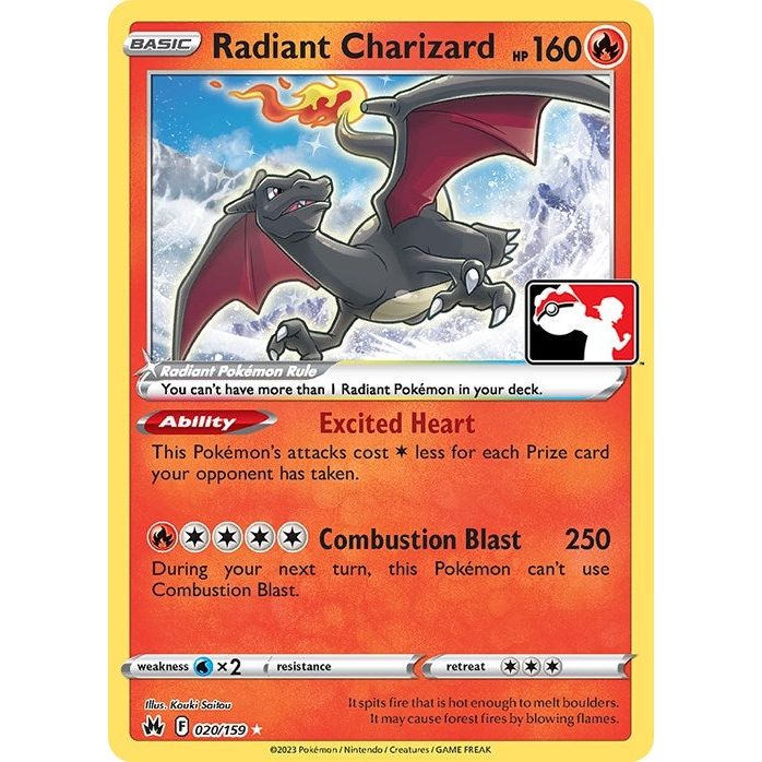 Image for Radiant Charizard (020/159) - Pokemon