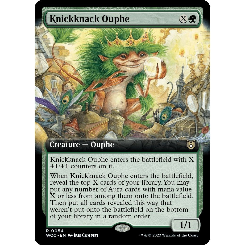 Image for Knickknack Ouphe (Extended Art) (54) (WOC) - Magic: The Gathering