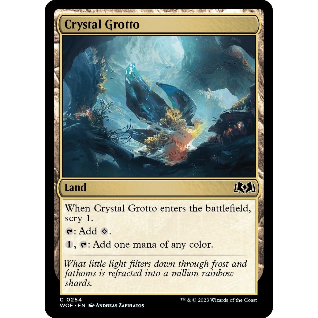 Image for Crystal Grotto (254) (WOE) - Magic: The Gathering
