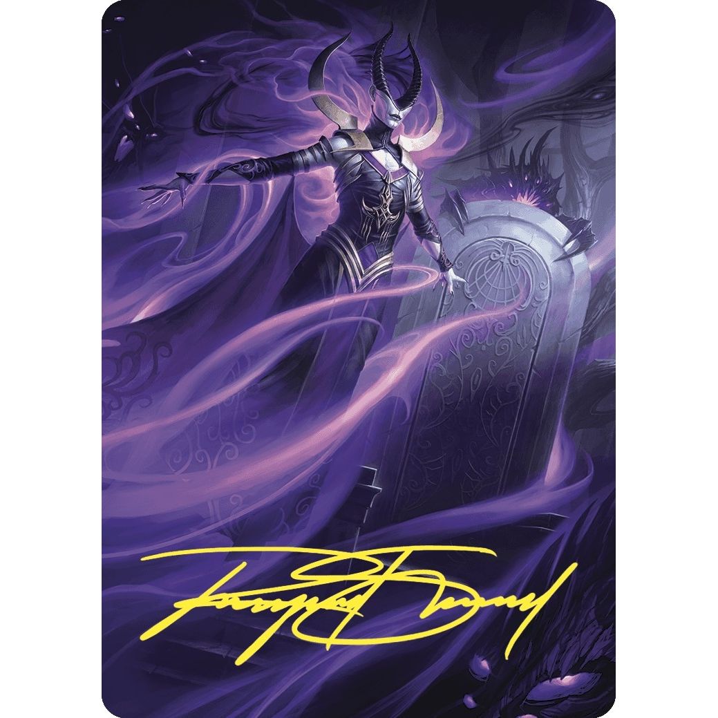 Image for Ashiok, Wicked Manipulator Art Card (10/81) (Gold-Stamped Signature) (10) (ASWOE) - Magic: The Gathering