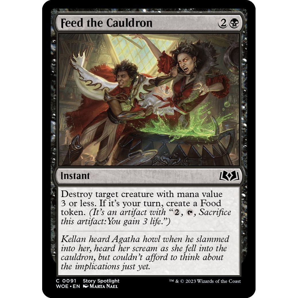 Image for Feed the Cauldron (91) (WOE) - Magic: The Gathering