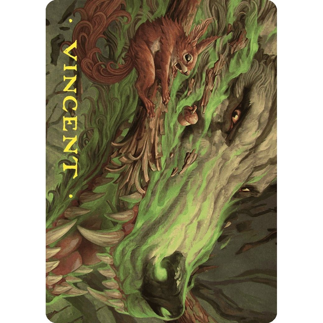 Image for Leaping Ambush Art Card (Gold-Stamped Signature) (26) (ASWOE) - Magic: The Gathering