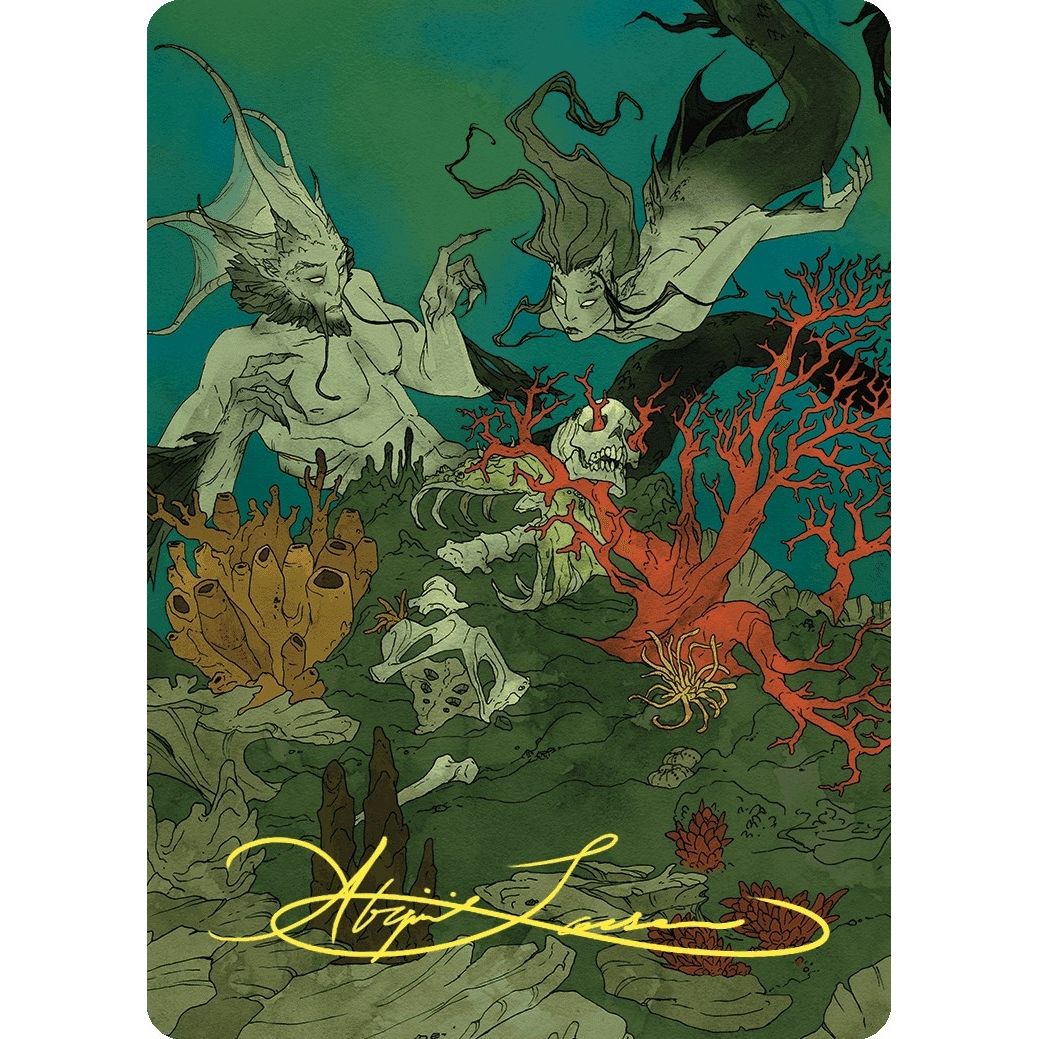 Image for Curiosity Art Card (Gold-Stamped Signature) (65) (ASWOE) - Magic: The Gathering