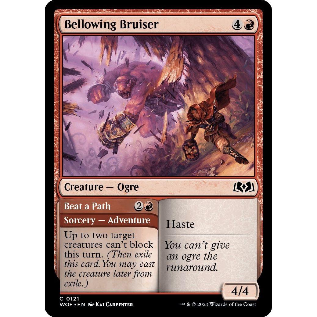 Image for Bellowing Bruiser (121) (WOE) - Magic: The Gathering