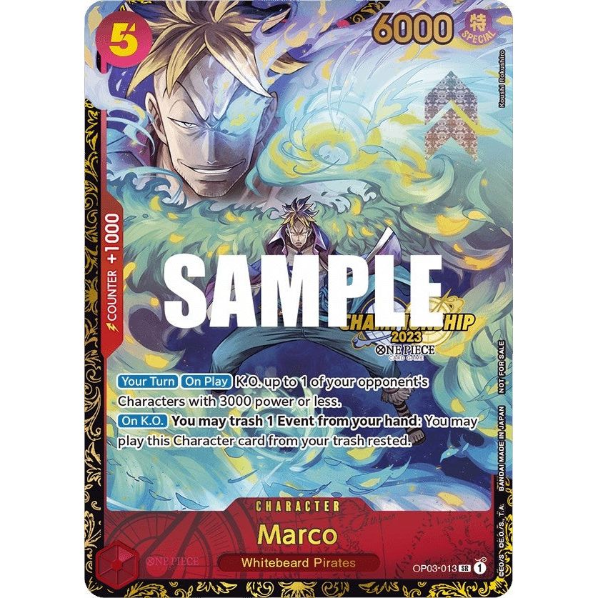 Image for Marco (Championship 2023) (OP03-013) (OP-PR) - One Piece Card Game