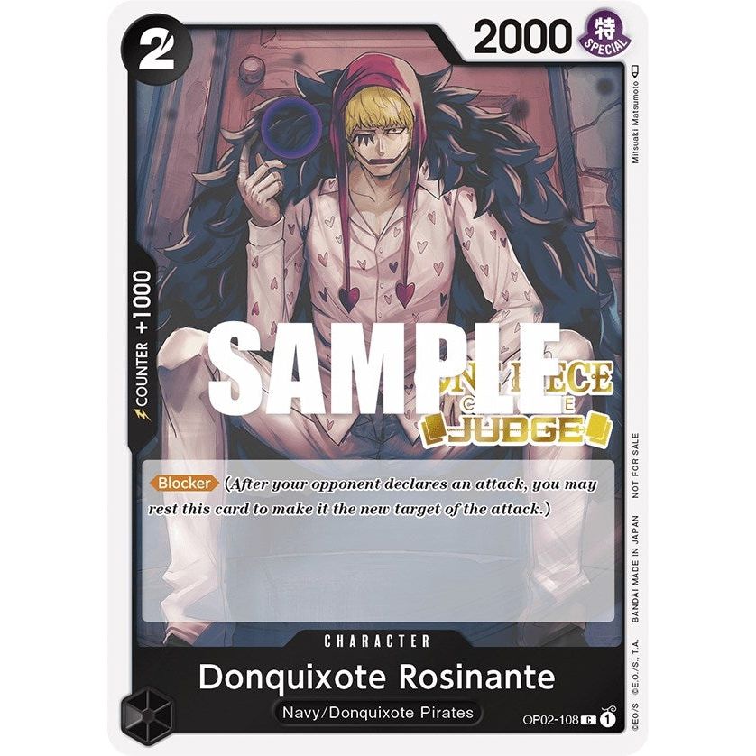 Image for Donquixote Rosinante (Judge Pack Vol. 2) (OP02-108) (OP-PR) - One Piece Card Game