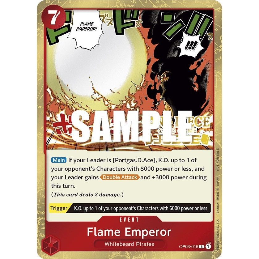 Image for Flame Emperor (Judge Pack Vol. 2) (OP03-016) (OP-PR) - One Piece Card Game