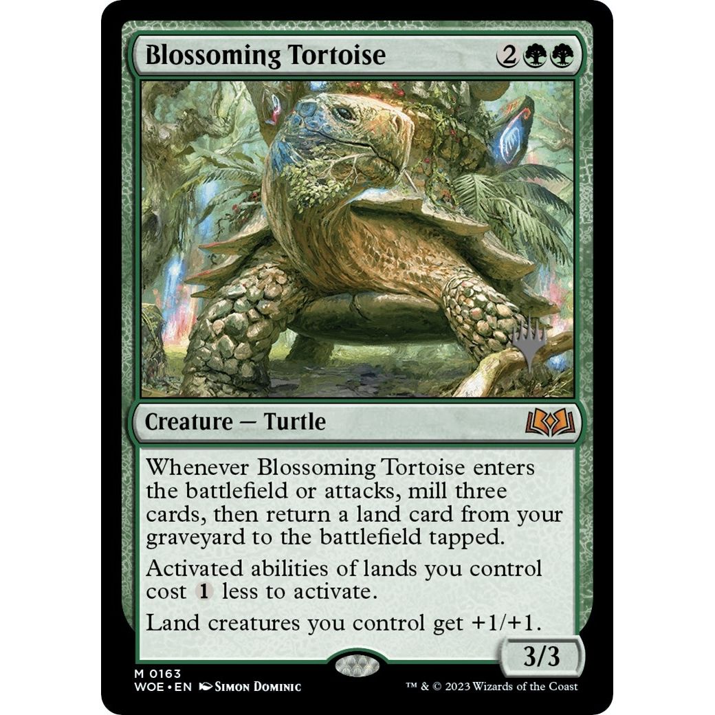 Image for Blossoming Tortoise (163) (PPWOE) - Magic: The Gathering