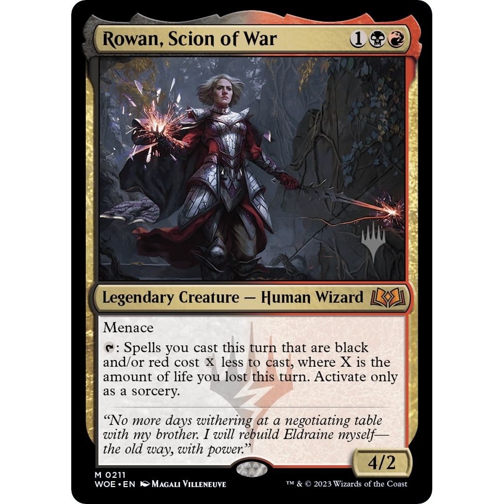 Image for Rowan, Scion of War (211) (PPWOE) - Magic: The Gathering