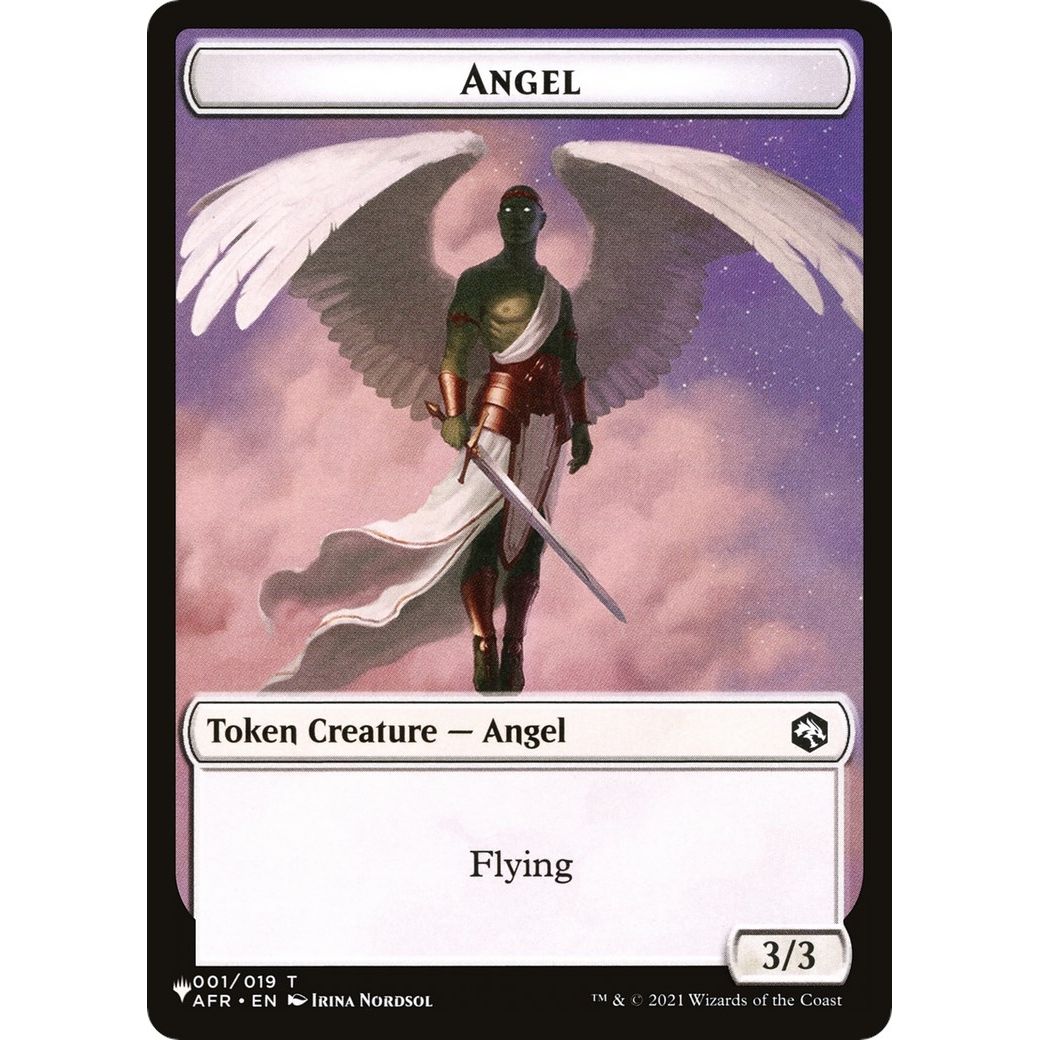 Image for Angel // Soldier Double-Sided Token (1 // 2) (LIST) - Magic: The Gathering
