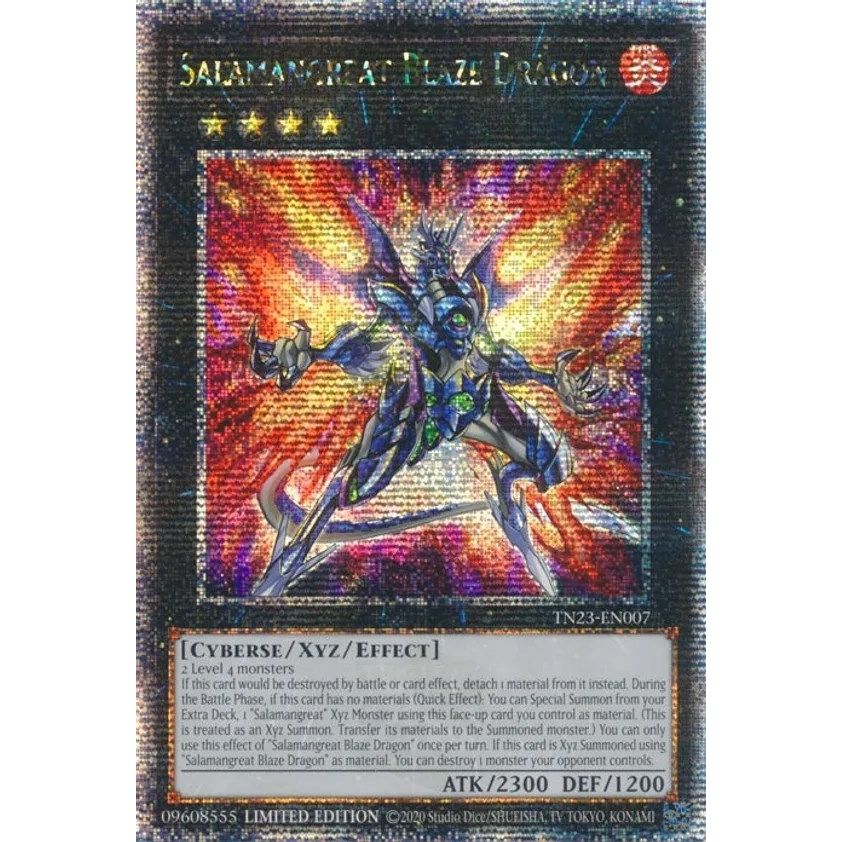 Image for Salamangreat Blaze Dragon (Quarter Century Secret Rare) (TN23-EN007) (TN23) - YuGiOh
