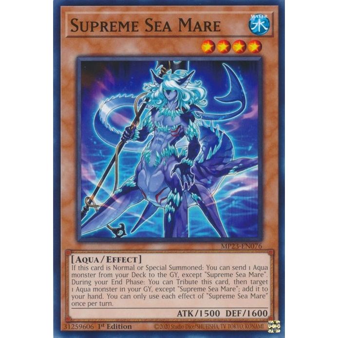 Image for Supreme Sea Mare (MP23-EN076) (MP23) - YuGiOh