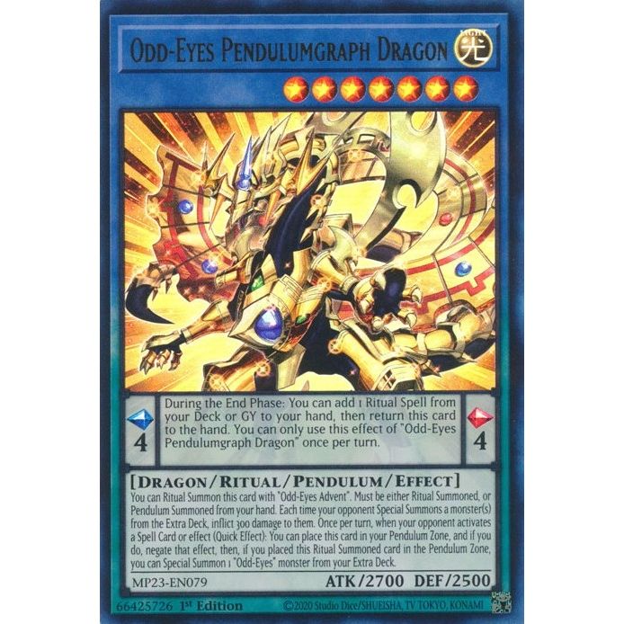 Image for Odd-Eyes Pendulumgraph Dragon (MP23-EN079) (MP23) - YuGiOh