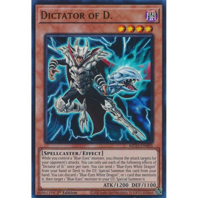 Image for Dictator of D. (MP23-EN005) (MP23) - YuGiOh