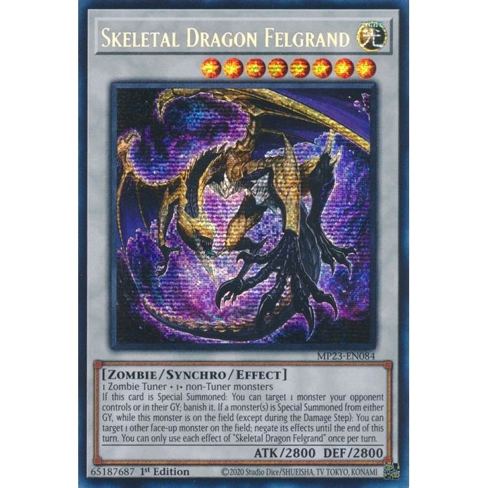 Image for Skeletal Dragon Felgrand (MP23-EN084) (MP23) - YuGiOh