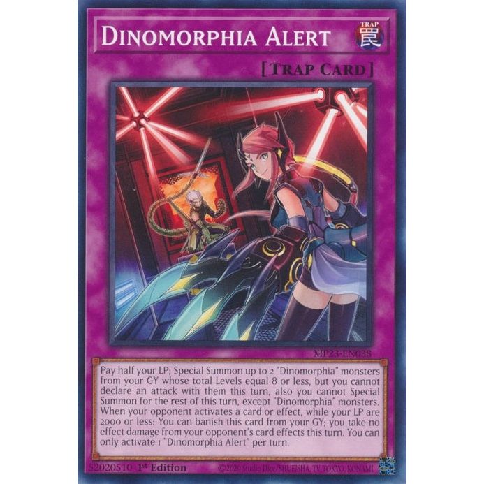 Image for Dinomorphia Alert (MP23-EN038) (MP23) - YuGiOh