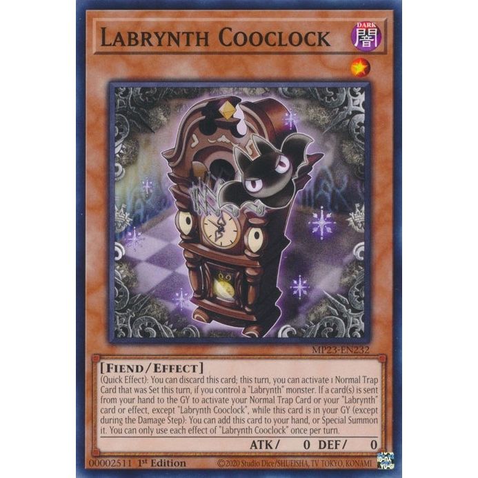 Image for Labrynth Cooclock (MP23-EN232) (MP23) - YuGiOh