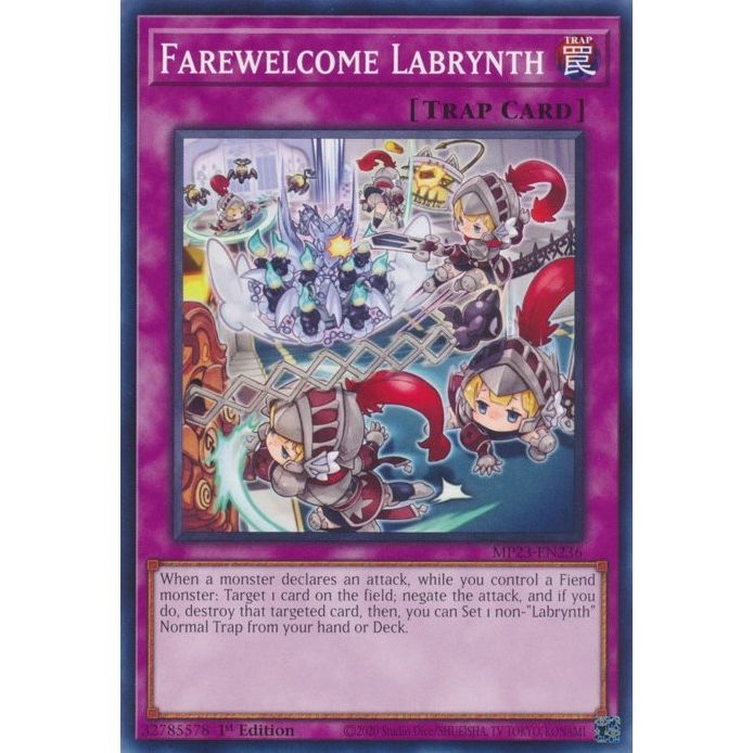 Image for Farewelcome Labrynth (MP23-EN236) (MP23) - YuGiOh