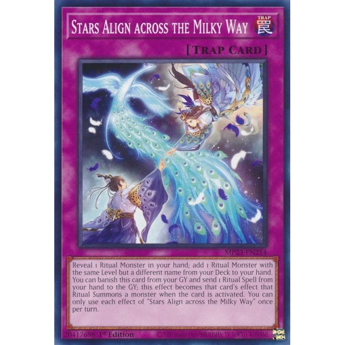 Image for Stars Align across the Milky Way (MP23-EN214) (MP23) - YuGiOh